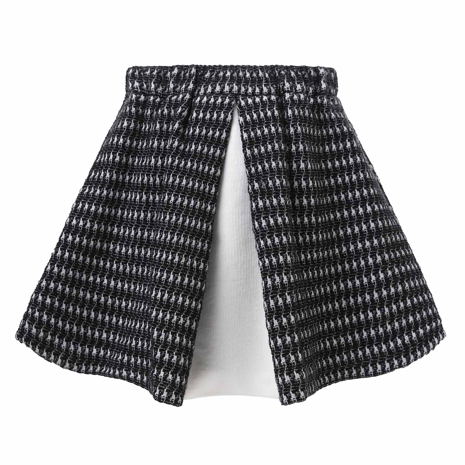 Infantium Victoria Circle Skirt Mädchenrock schwarz-weiß 104