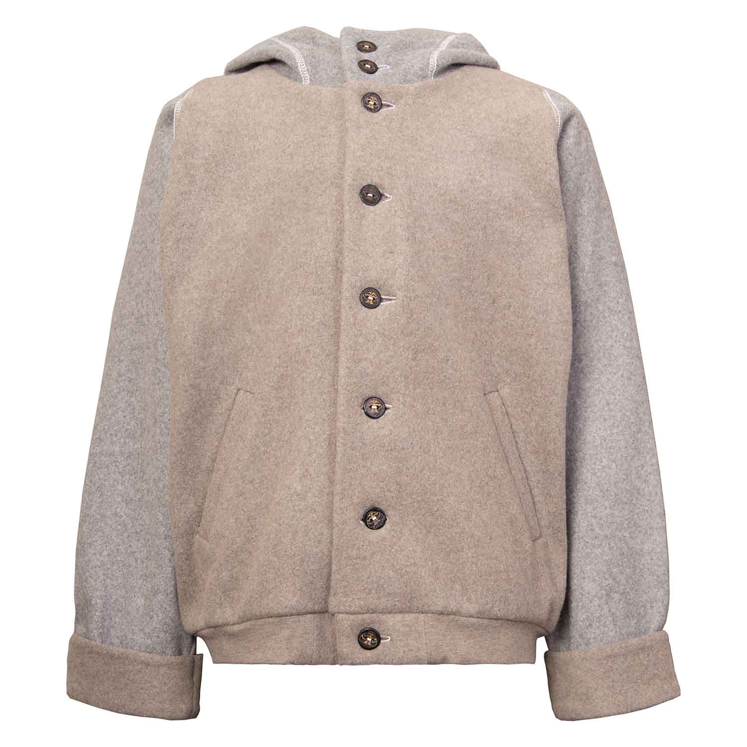 Infantium Victoria Fleece Hoodie Beige Einhorn 116