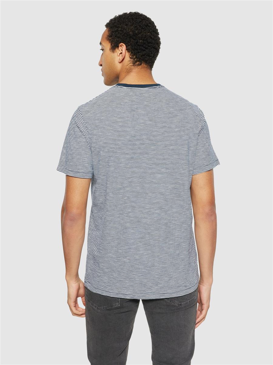 marlowe nature Striped T-Shirt Bio-Baumwolle blue stripe M