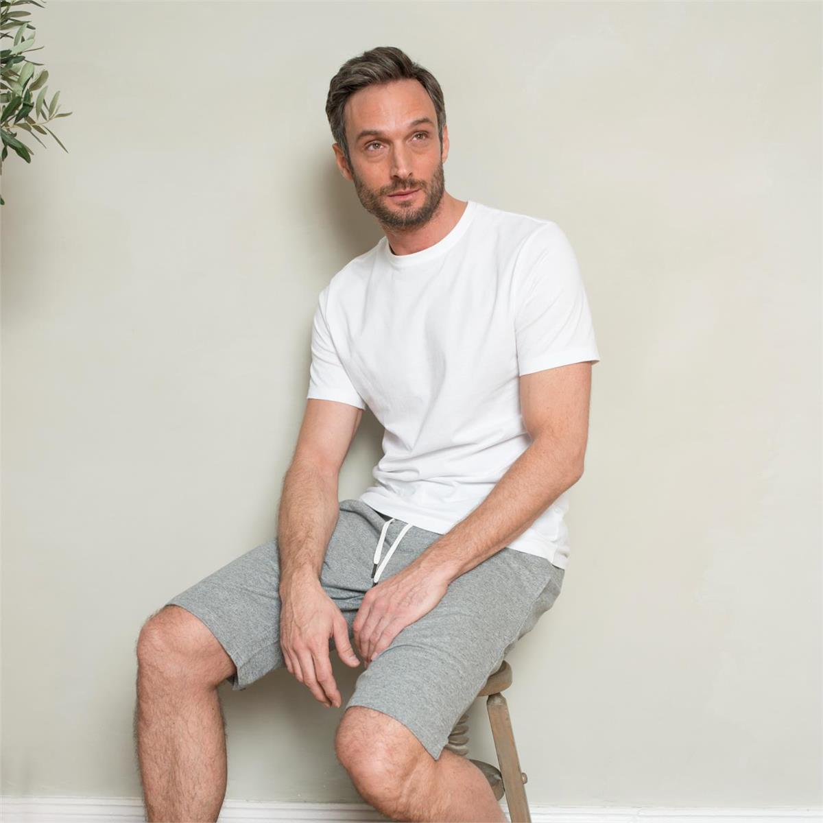 Marlowe Nature Charlie Sweat-Shorts grey Bio-Baumwolle