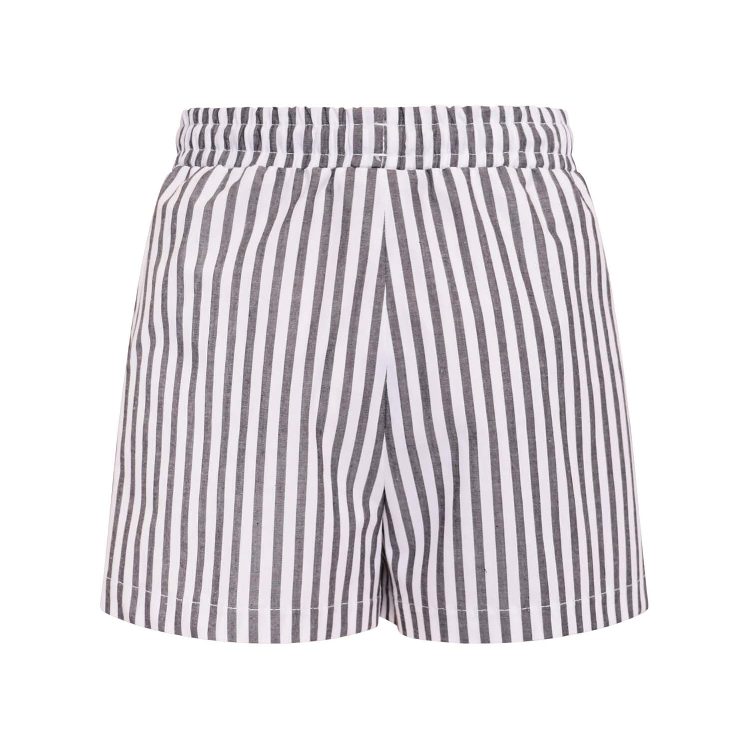 Infantium Victoria Striped Shorts Gestreift Gr.128 Bio-Popeline