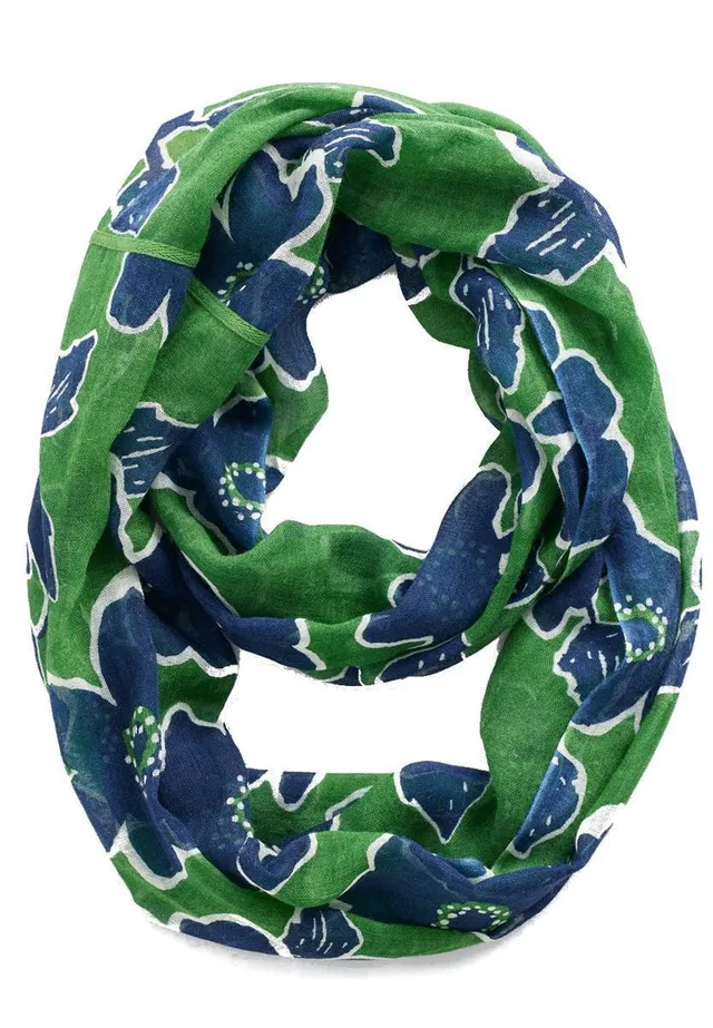 marlowe nature Pretty Circle Scarf Loop green Schurwolle