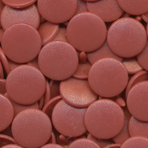 Kam Snaps Plastic Snaps B15 Dusty Rose Druckknöpfe 50 Sets