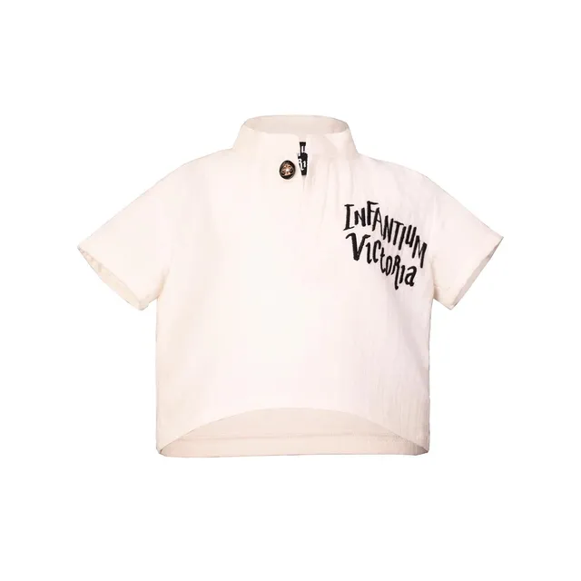 Infantium Victoria White Baby Shirt Hemd weiß Musselin 80