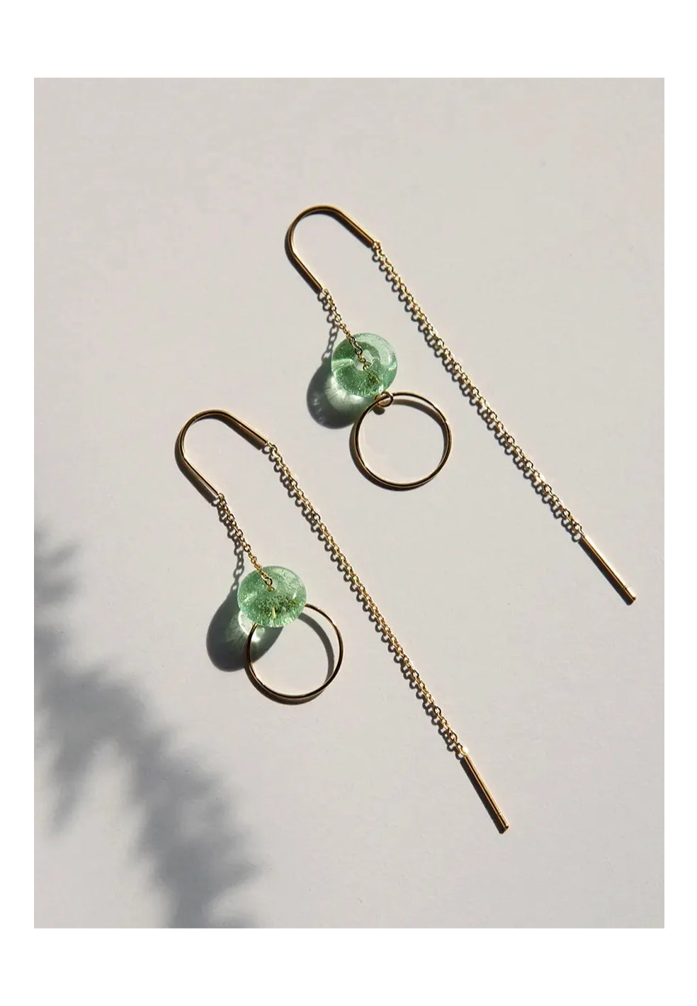 Marlowe Nature Gold Circle Ohrringe turquoise-have fun