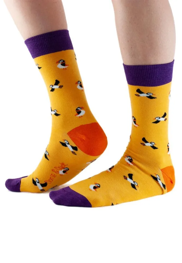 marlowe nature Puffin klein Socken blue1 36-40 Bambus-Mix
