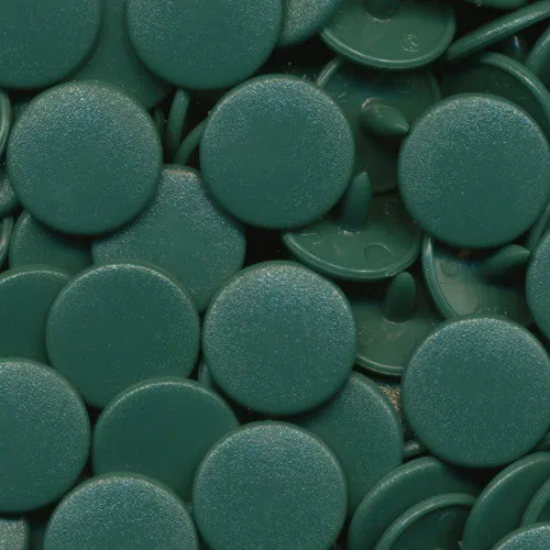 Kam Snaps Plastic Snaps B31 Druckknöpfe grün matt 50 Sets