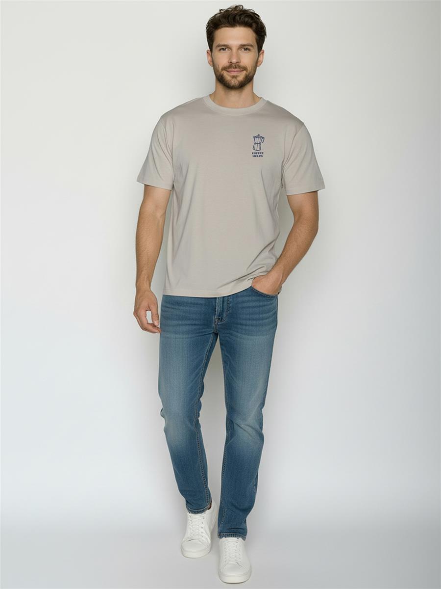 marlowe nature Espresso Fusion Shirt sandstone S Bio-Baumwolle