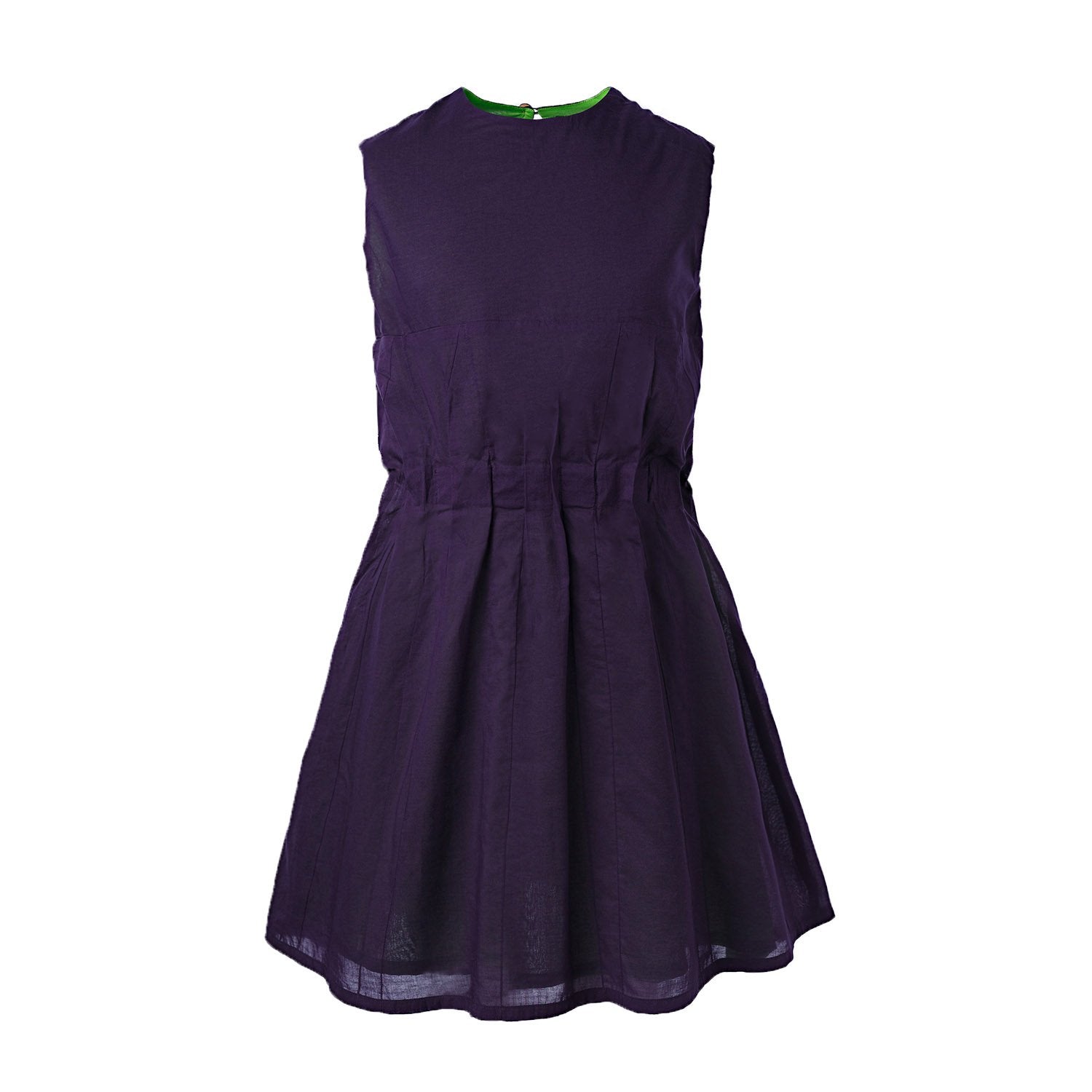 Infantium Victoria Pleated Summer Dress Mädchen Lila Gr 116 Bio