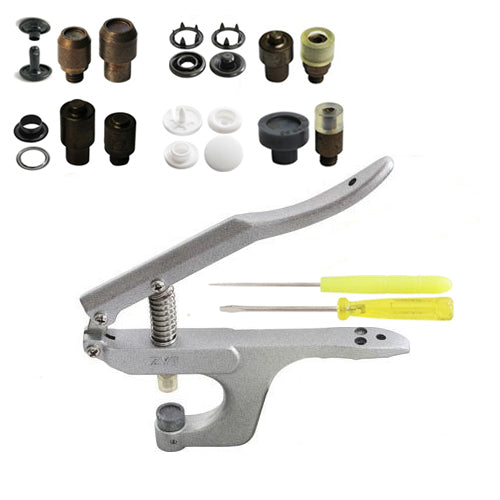 Kam Snaps Tools DK93 Druckknopfpresse Grün mit Snap Set