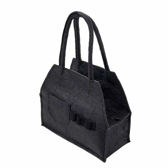 Infantium Victoria Accessories Pinatex Handtasche Schwarz vegan