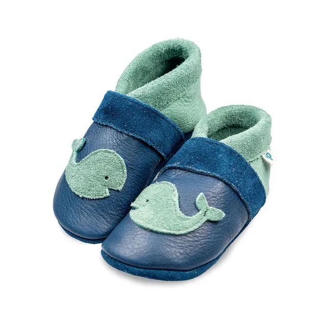 Pantolinos Kleiner Wal Barfußschuhe tobago/distel Tiermotiv