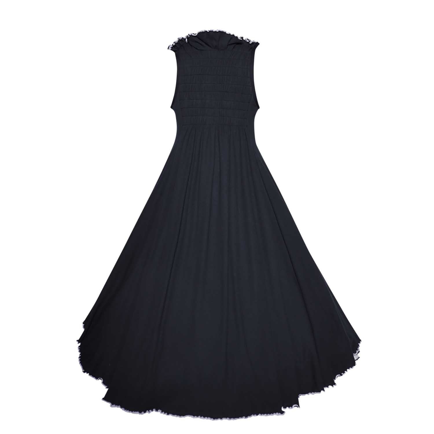 Infantium Victoria Raven Kleid Schwarz Baumwolle lang