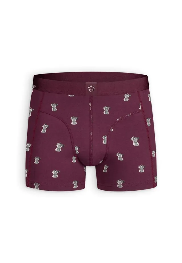 marlowe nature Boxer Brief Unterhose black trouts M Bio-Print