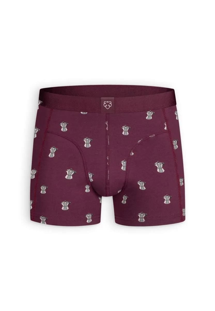marlowe nature Boxer Brief Unterhose black trouts M Bio-Print