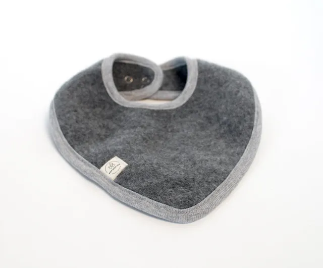 Naturkind Wollfleece Halstuch GOTS Merino Grau Uni