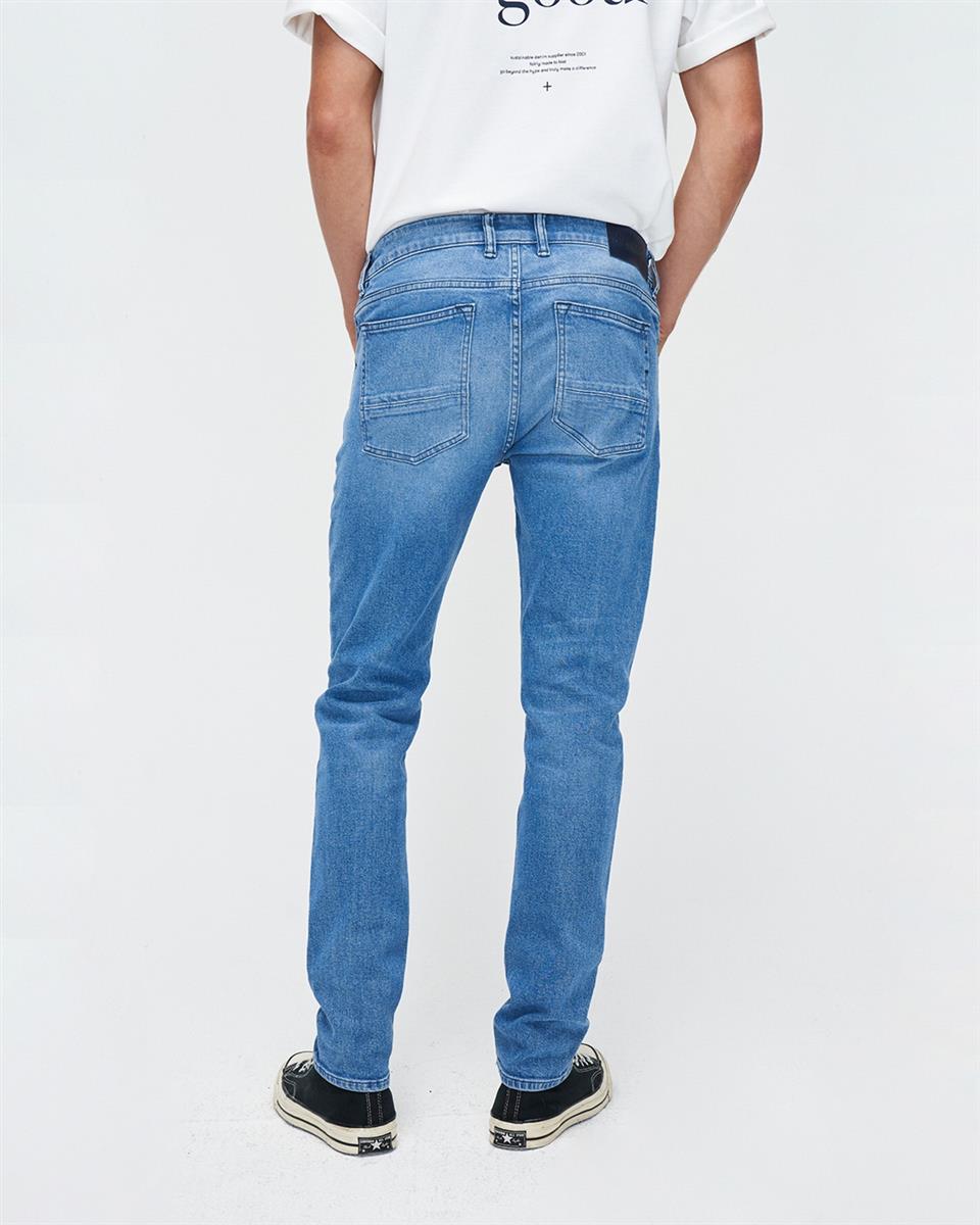 marlowe nature Jamie Slim Jeans Bio-Baumwolle clouds W31 L32