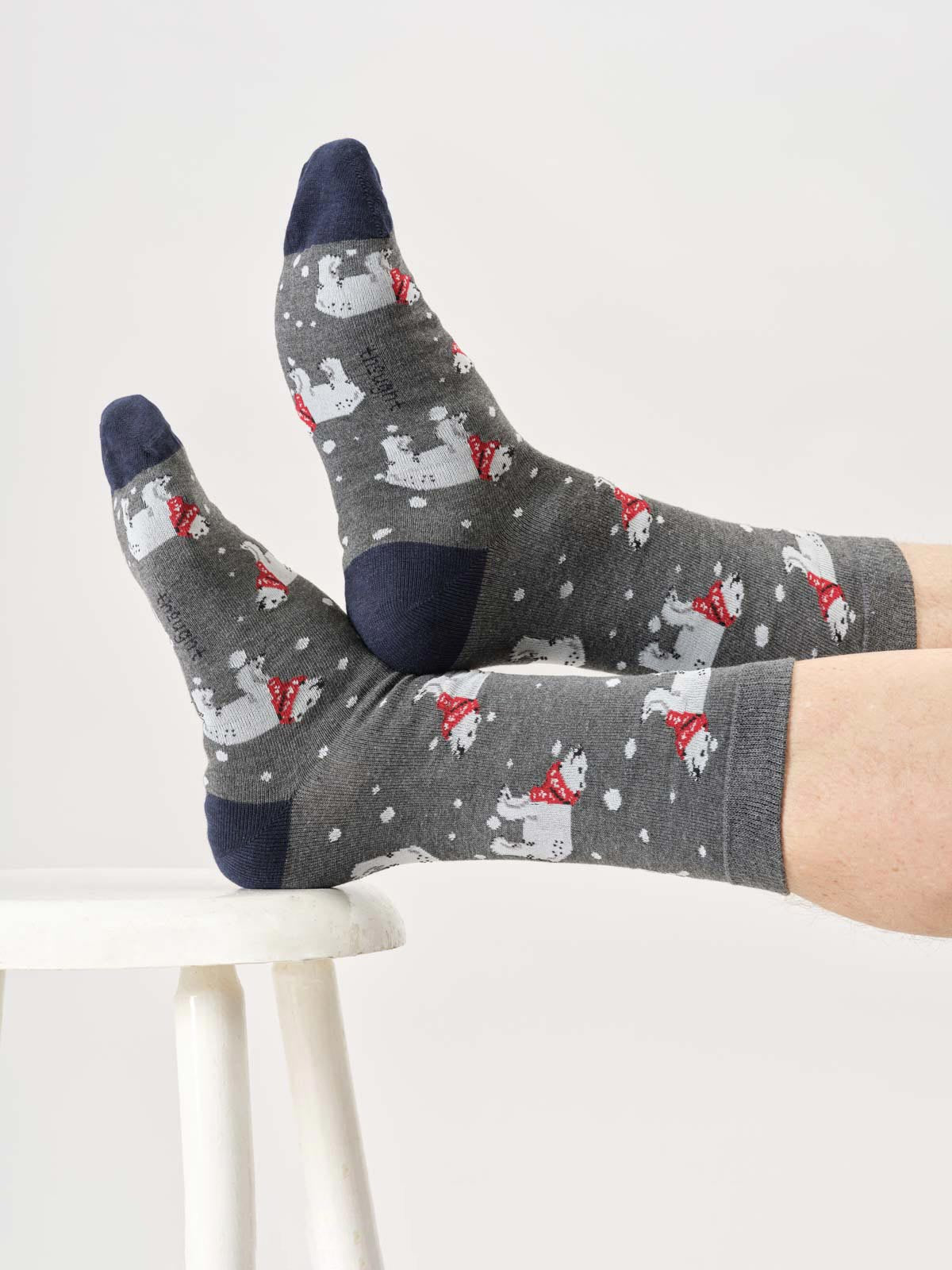 marlowe nature Christmas Animals Bamboo Socken 4er mid blue
