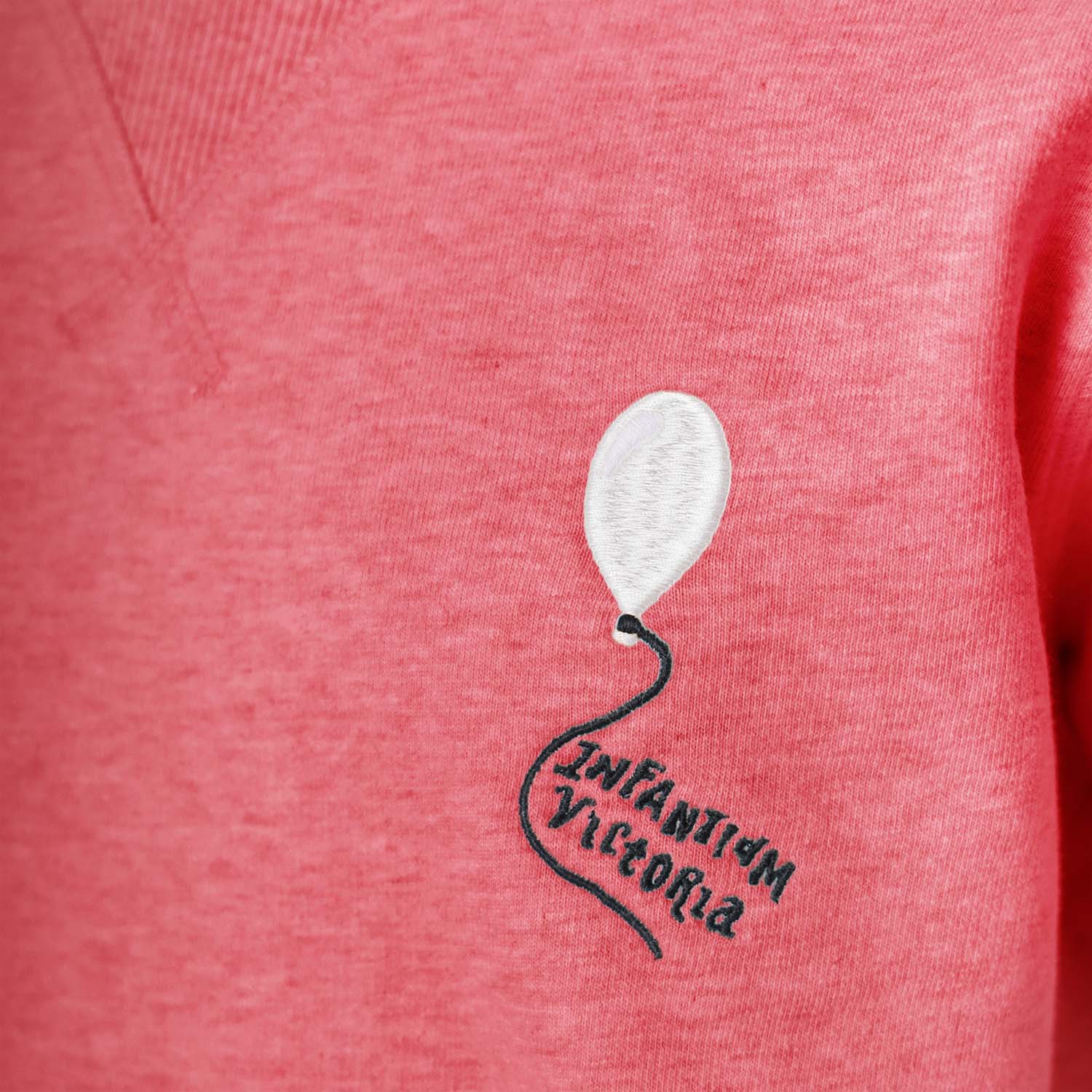Infantium Victoria Sweatshirt rot 116 Bio-Baumwolle Tasche