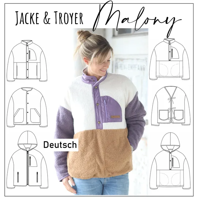 Moeve Design Maloney Jacke Troyer Schnittmuster 32-52 PDF