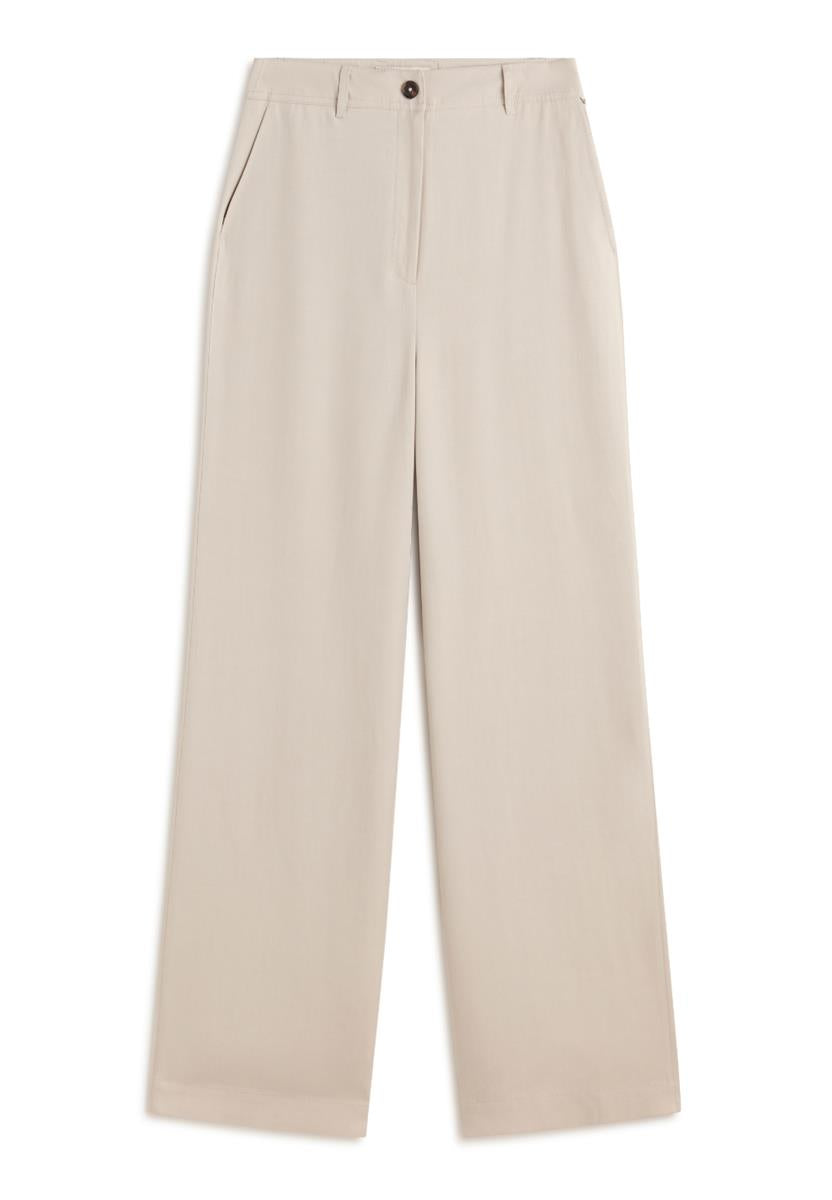 marlowe nature Sabine Pants Hose washed stone Lyocell
