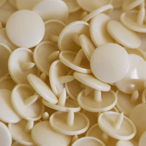 KAM Plastic Snaps D320 Druckknöpfe Gr.20 sand 50 Sets