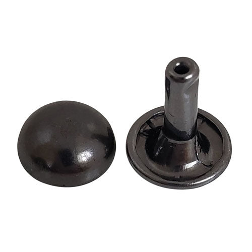 Kam Snaps Rivets Dome Rivets 8mm Silber 50 Sets Nieten