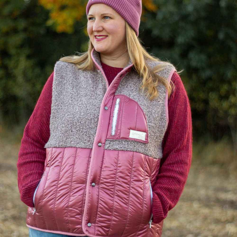 Moeve Design Bluely Gilet Weste Schnittmuster Damen 32-52