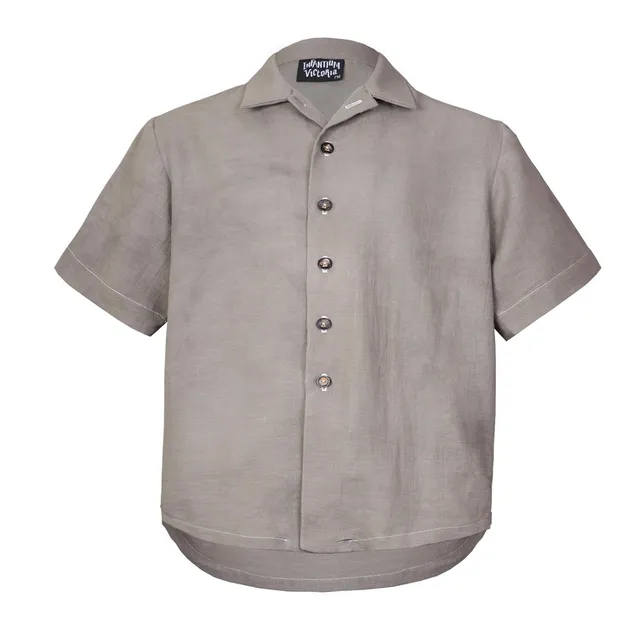 Infantium Victoria Kinder Hemd Khaki Weganool Gr 104