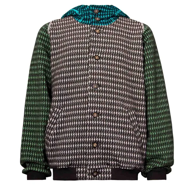 Infantium Victoria Hoodie Pied-de-Poule Bunt 104 Baumwolle