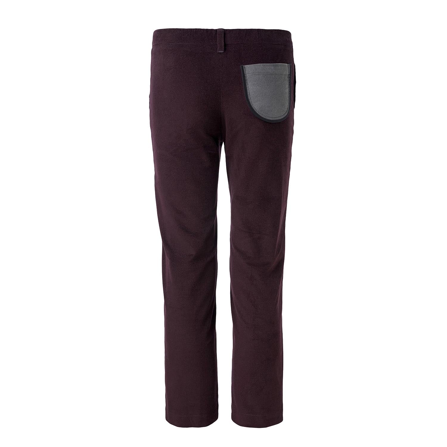 Infantium Victoria Velour Pants Samthose Bordeaux Baumwolle