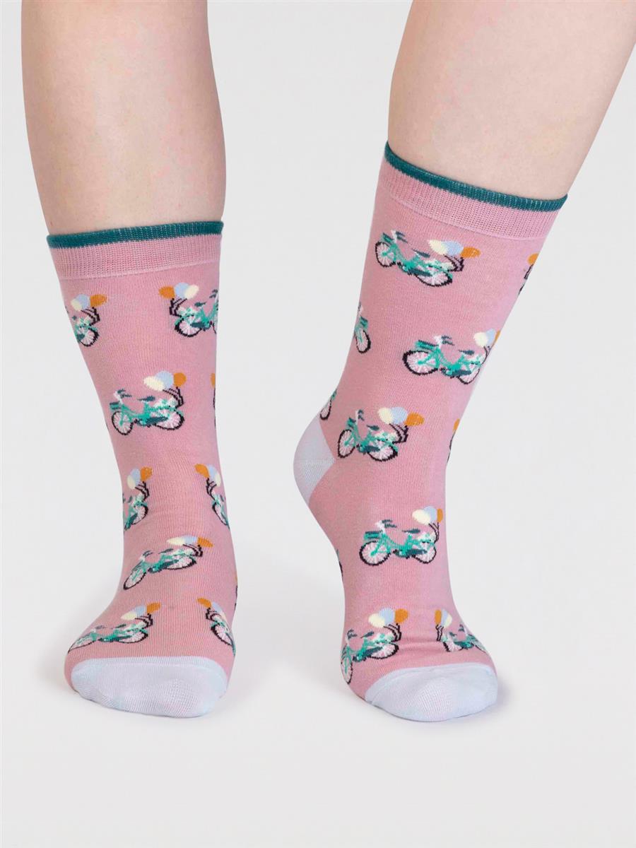 Thought Akia Bike Socks Bio-Socken grey marle 37-41