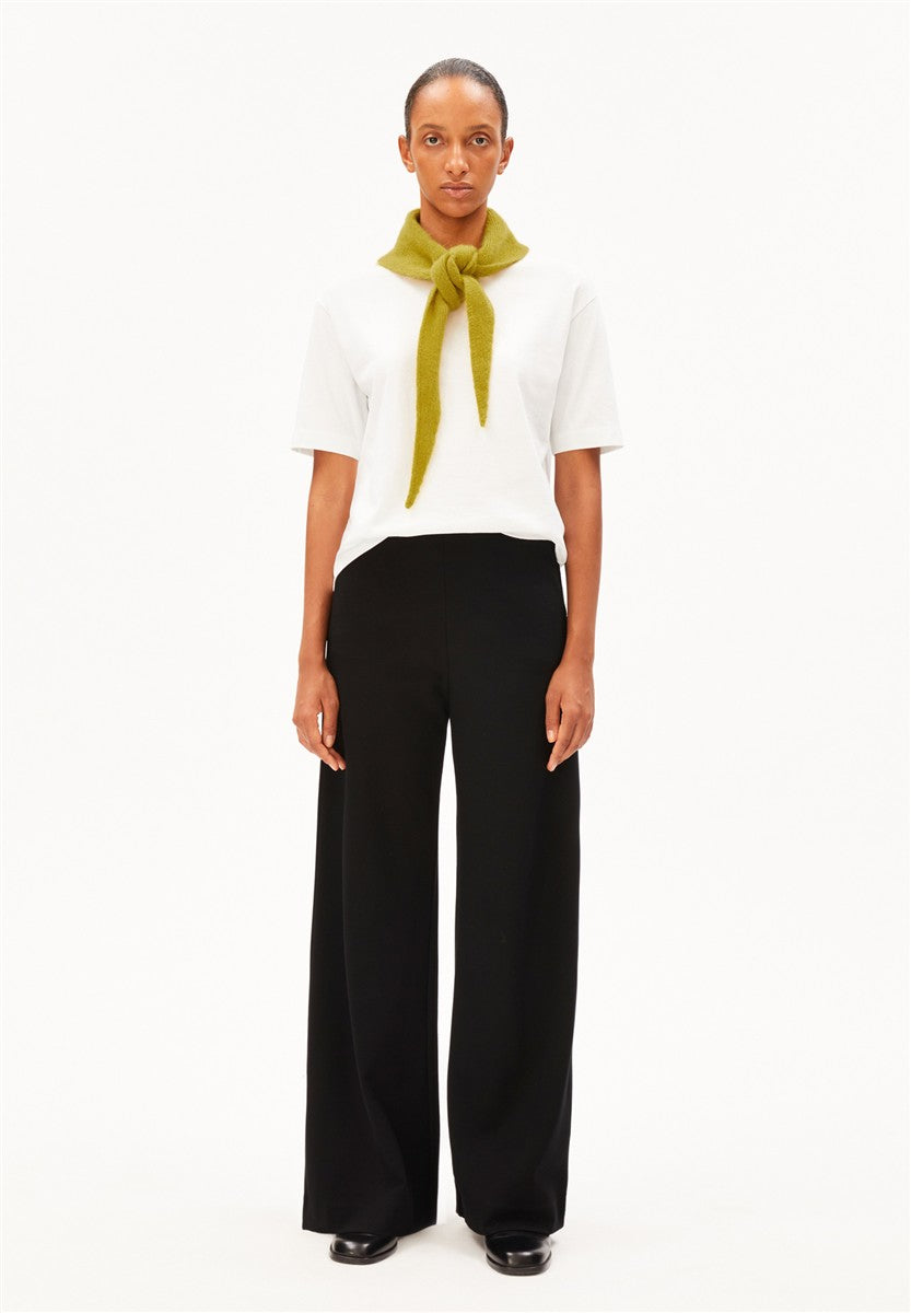 Marlowe Nature Basic Jersey Wide Leg Hose black Ecovero XS-XL