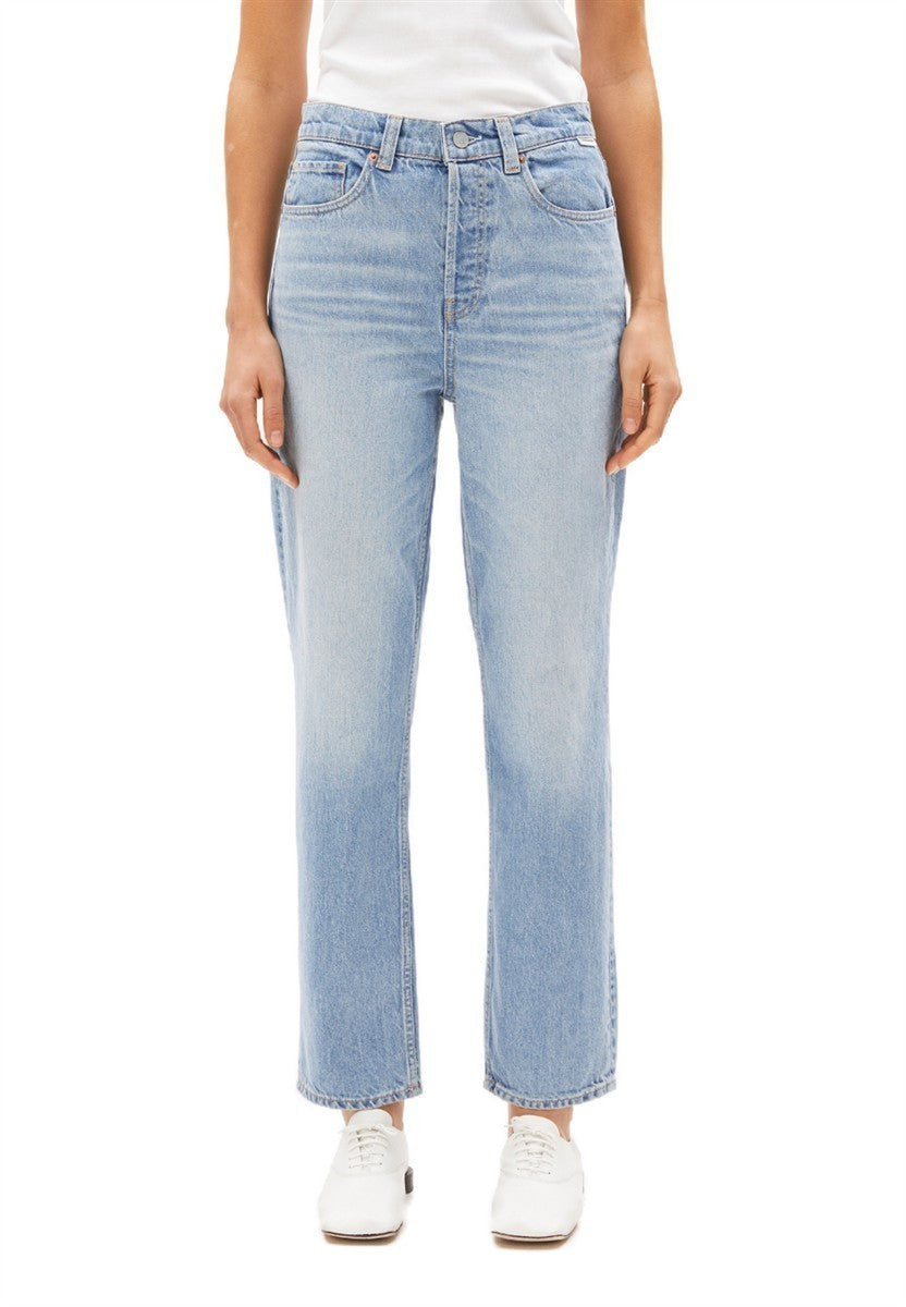 marlowe nature Aaikala High Straight Jean andromedar Baumwolle