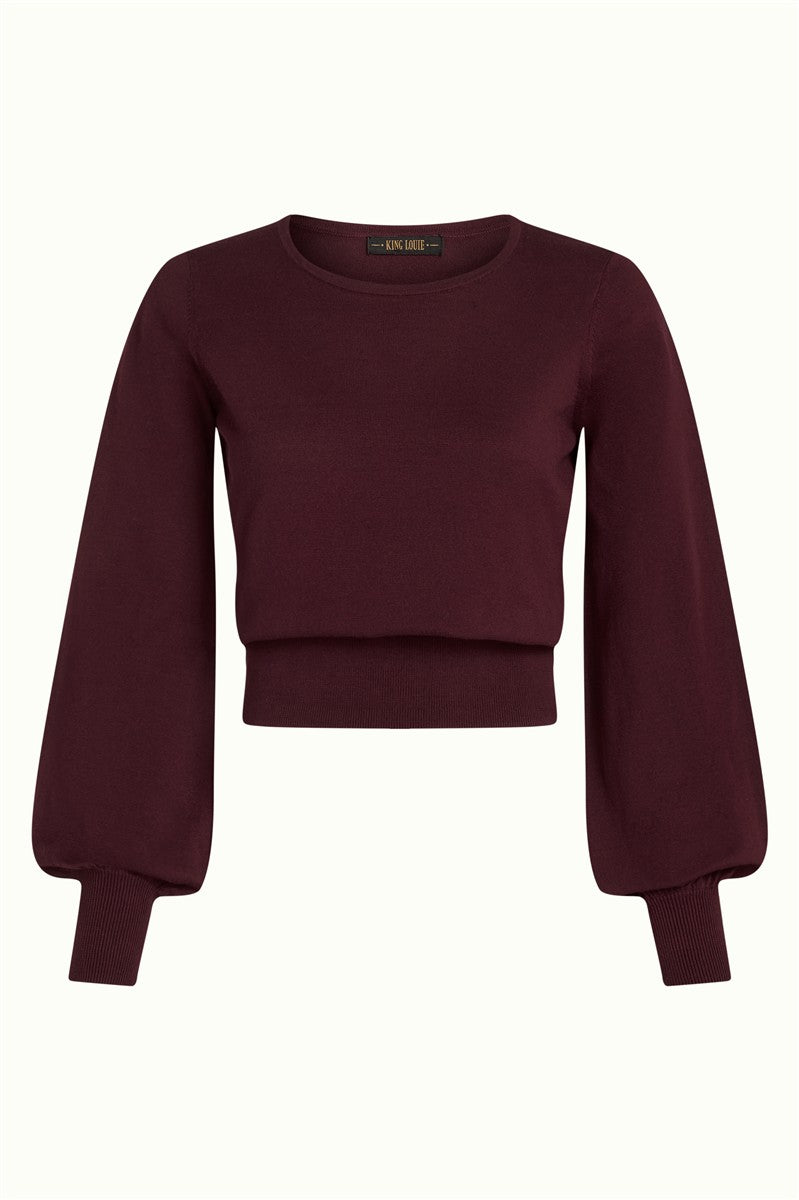 marlowe nature Bell Top Club Pullover schwarz Bio
