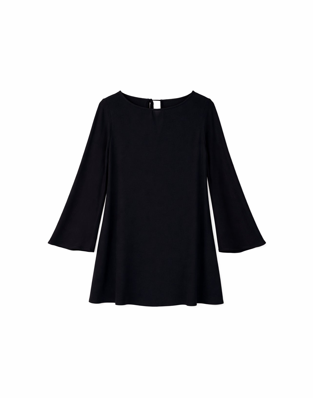 marlowe nature Wide Sleeve Crinkle Dress Kleid schwarz M