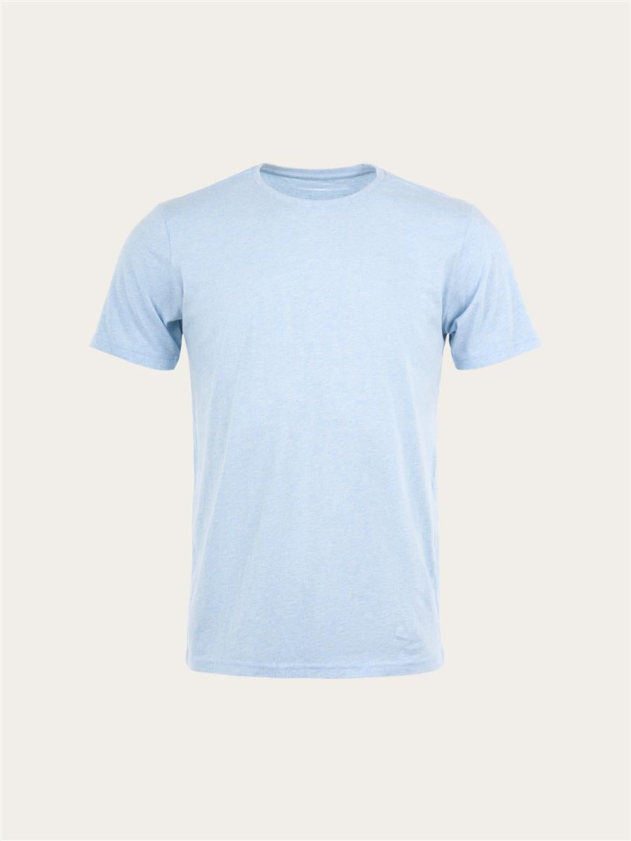 KnowledgeCotton Basic T-Shirt-Vegan dark grey melange S Bio