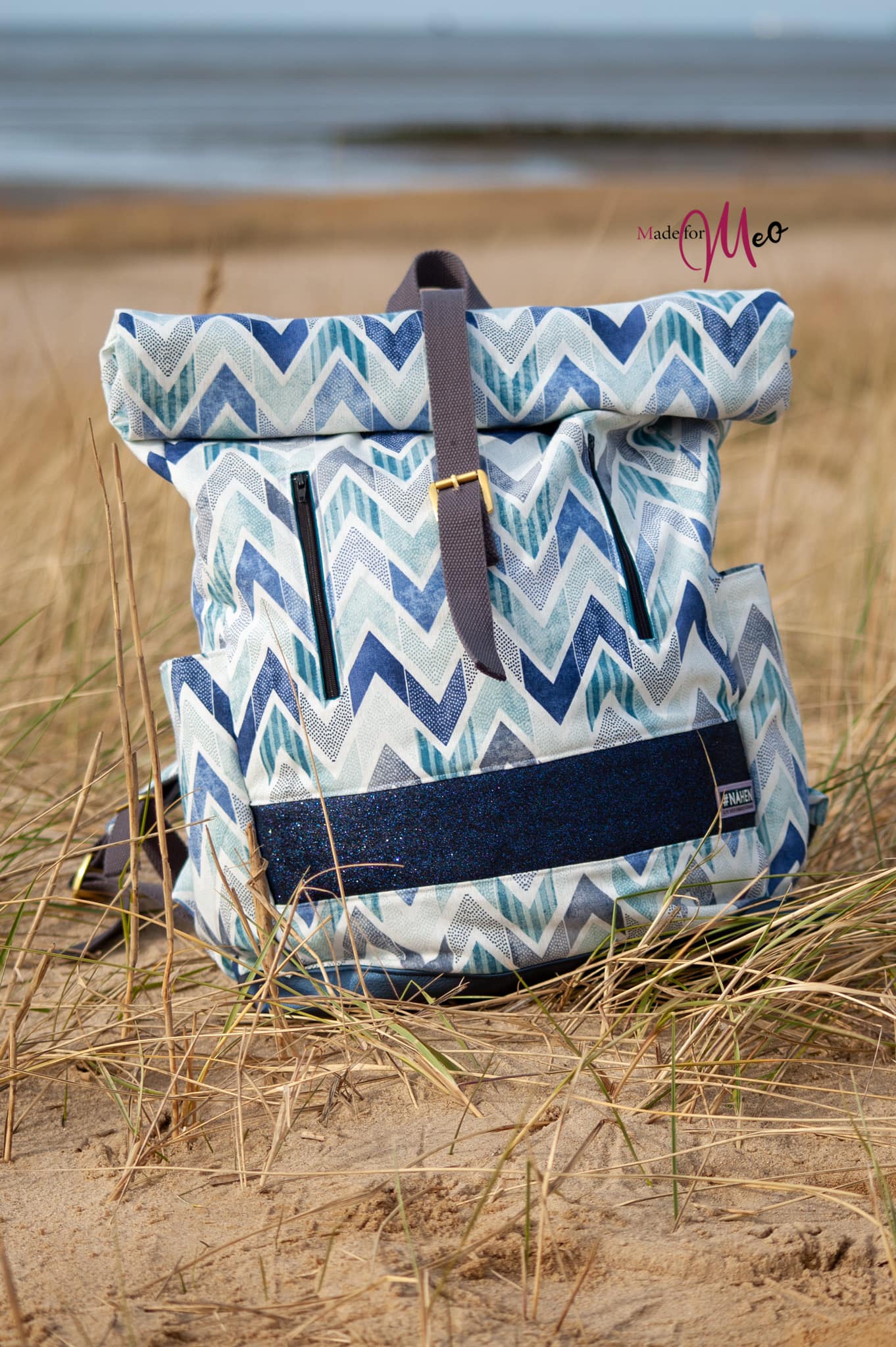 Schnittrebell Baxxter Rolltop-Rucksack Schnittmuster PDF 45x35 cm