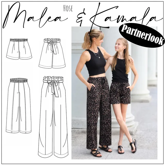 Moeve Design Kamala Malea Partnerlook Hose Gr. 32-52 86-164