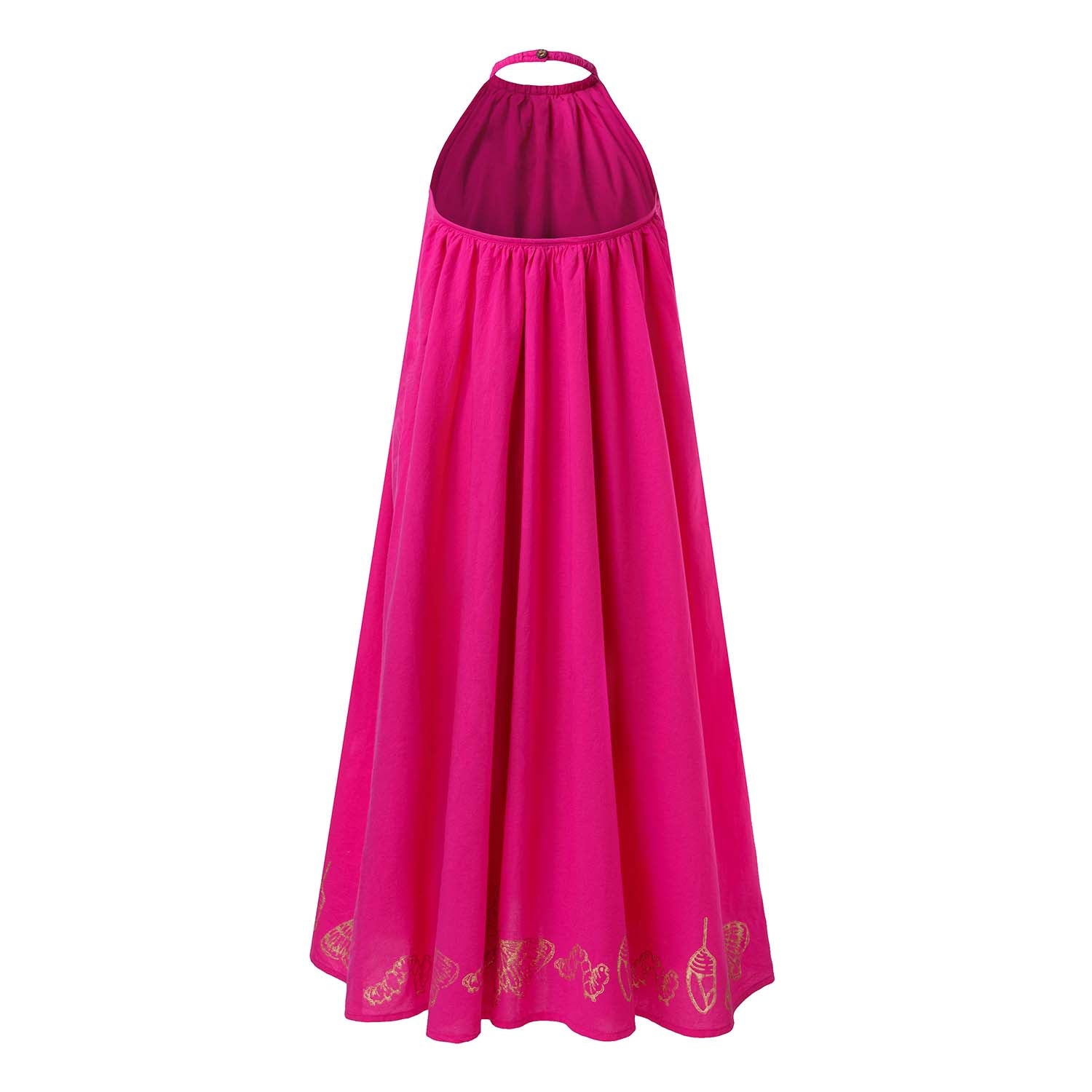 Infantium Victoria Girls Pink Boho Dress Festkleid Rosa Bio-Baumwolle