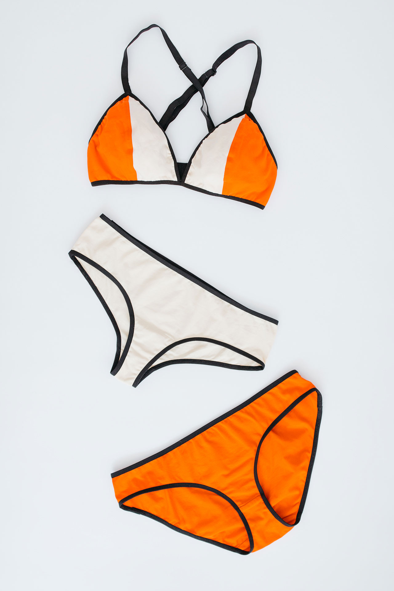 Yes, Honey #fallinlove Wäsche Set Schnittmuster Dessous Nähen