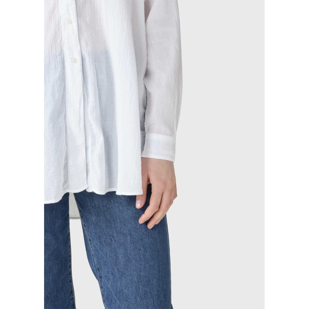 marlowe nature Mille Shirt Hemdbluse white Bio-Baumwolle
