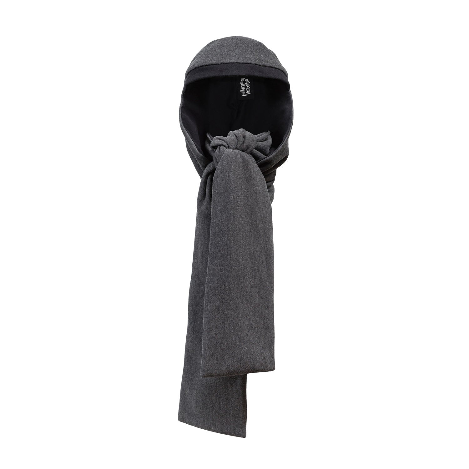Infantium Victoria Grey Scarf-Hat Schalmütze 98 Grau Baumwolle