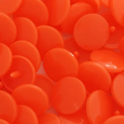 Kam Snaps Plastic Snaps B52 Druckknöpfe dunkelorange 1000 Teile