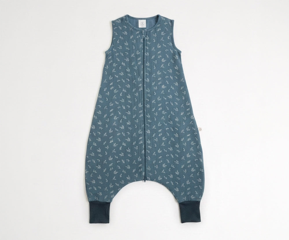Naturkind Musselin Sommerschlafsack mit Beinen Bio-Baumwolle GOTS