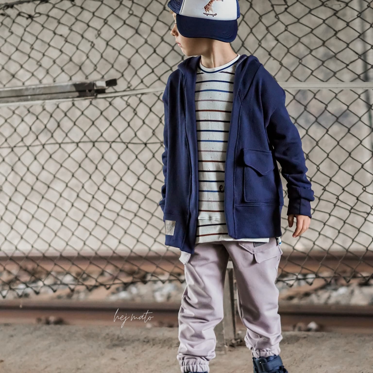 Moeve Design Arosa Cardigan Schnittmuster Kinder 86-164 Oversize
