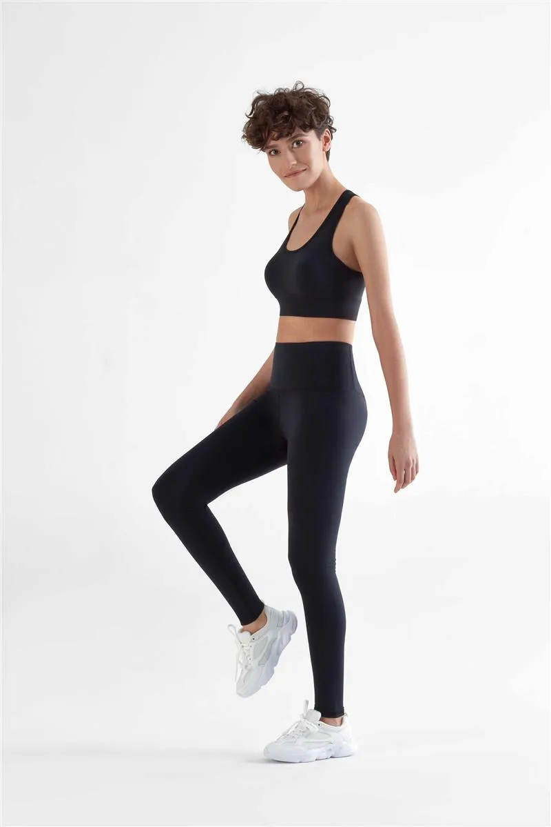 Marlowe Nature Ws Fit Sportleggings black Bio-Baumwolle