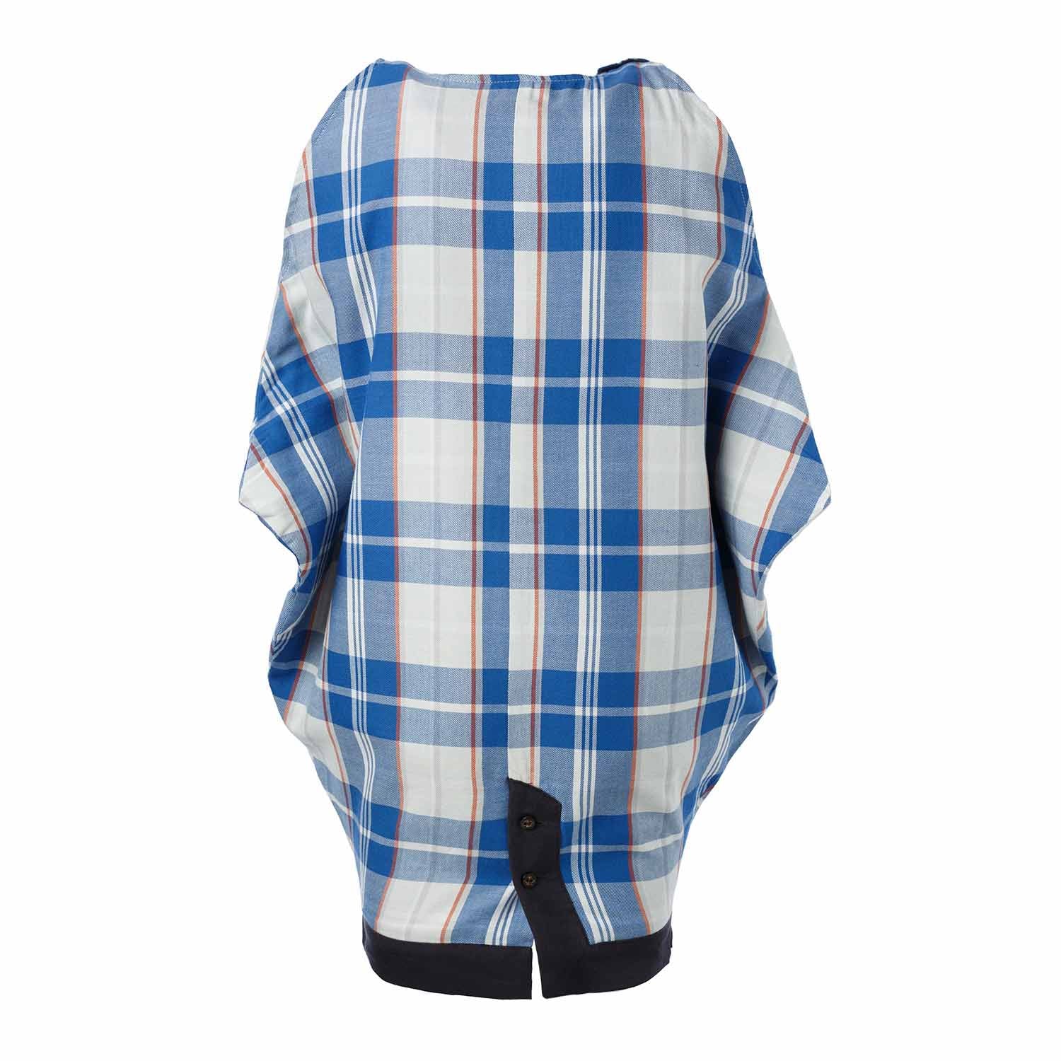 Infantium Victoria Tartan Dress Kleid blau-weiß 116 Baumwolle