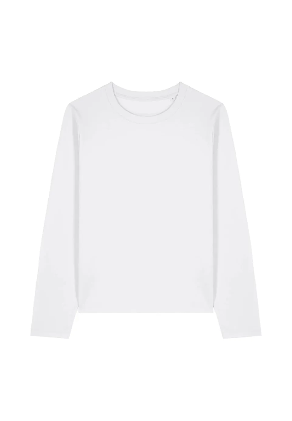Stanley Stella Muser Langarmshirt White Bio-Baumwolle