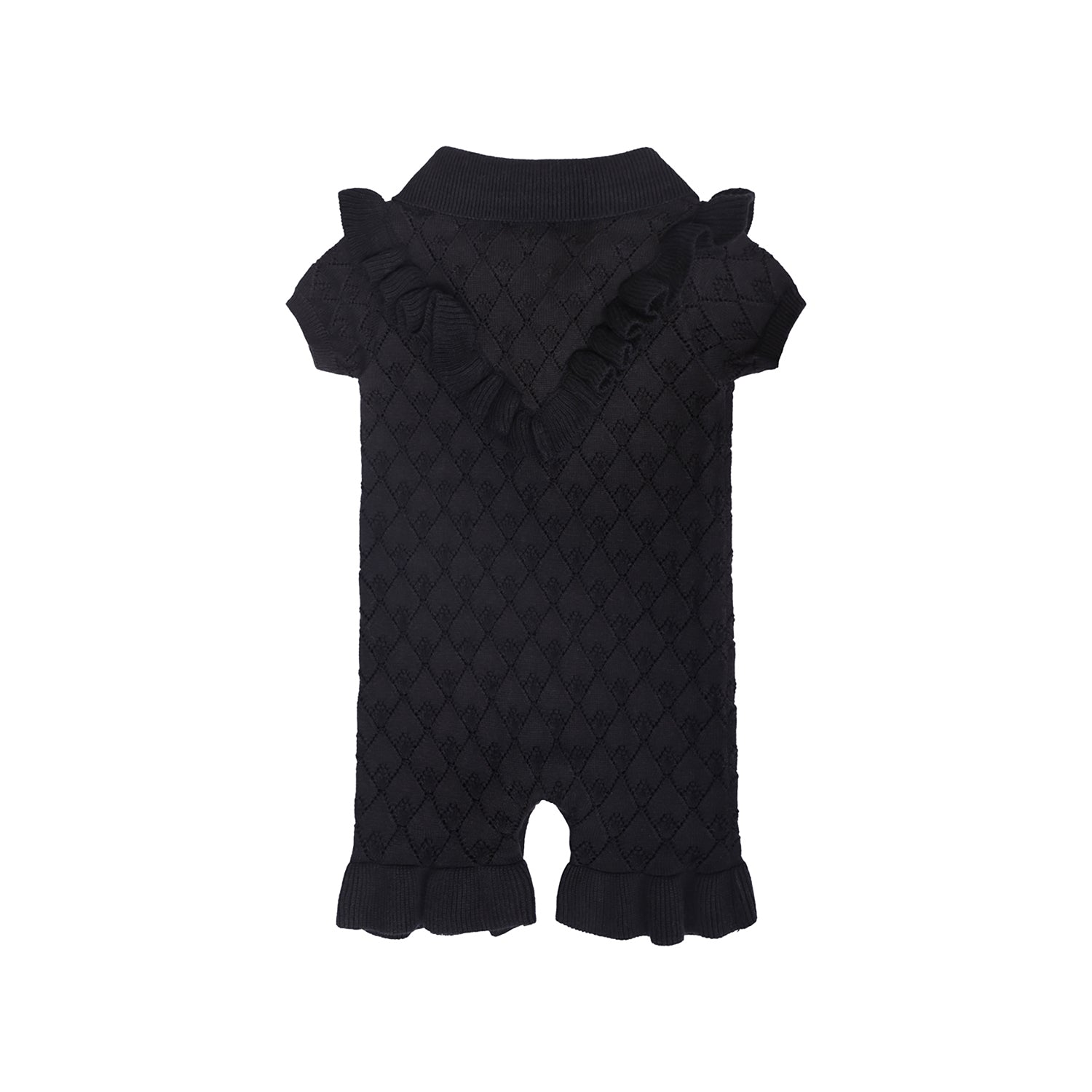 Infantium Victoria Black Baby Onesie Strampler 68-92 Bio-Baumwolle